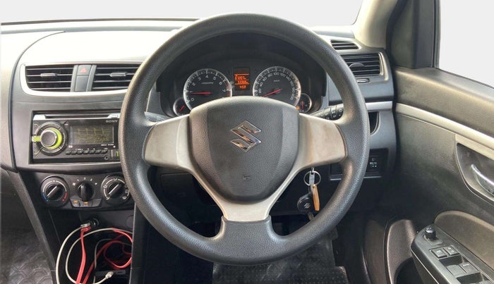 2014 Maruti Swift VXI, Petrol, Manual, 53,348 km, Steering Wheel Close Up