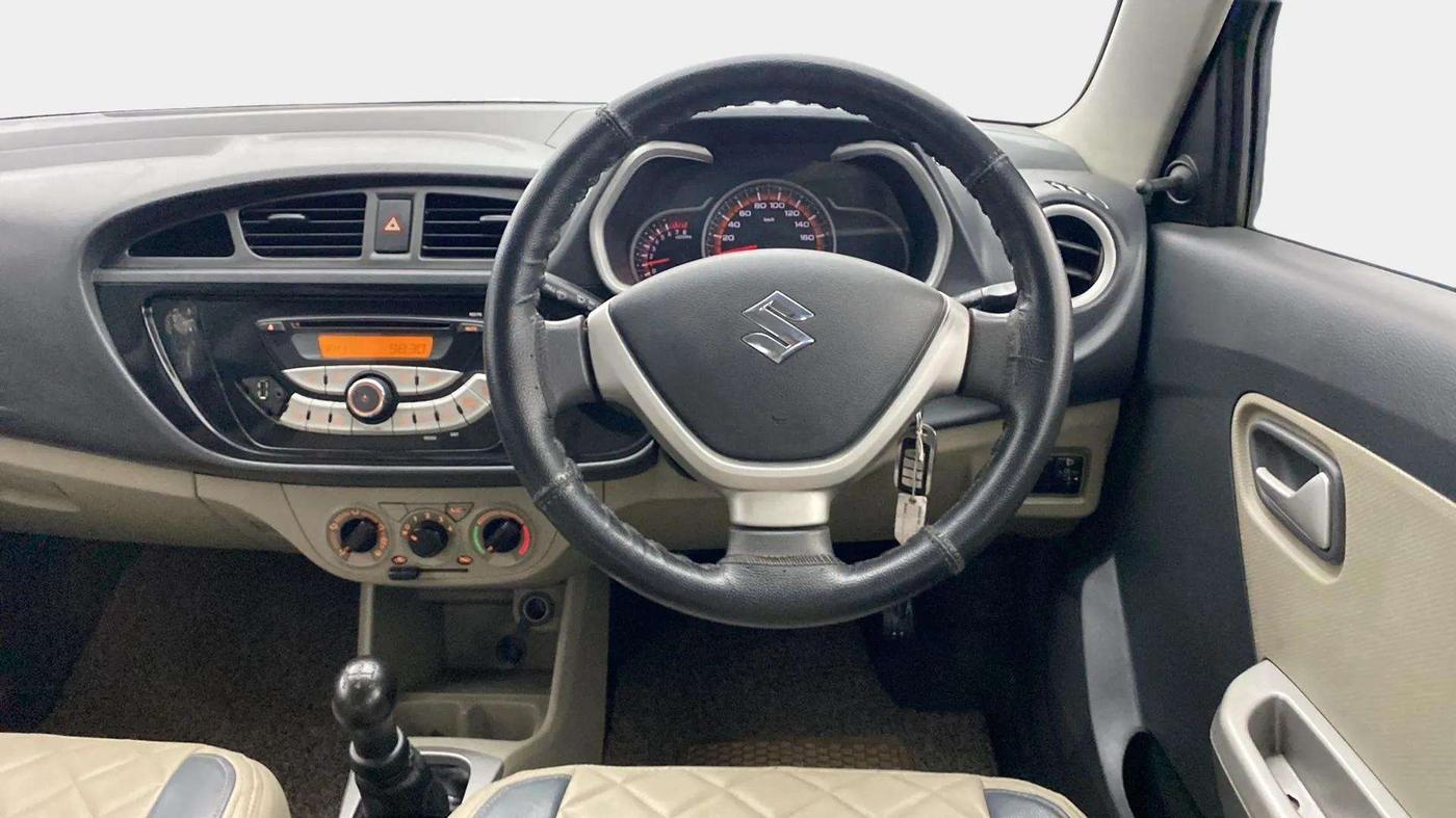2015 Maruti Alto K10 VXI, Petrol, Manual, 64,564 km, Steering Wheel Close Up