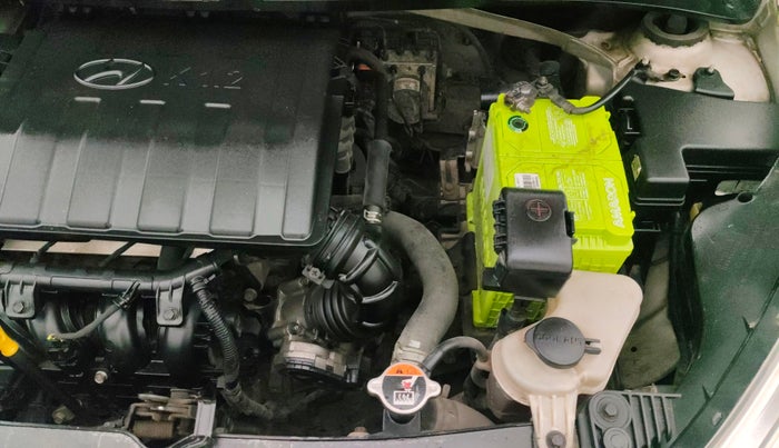 2015 Hyundai Grand i10 ASTA (O) 1.2 KAPPA VTVT, Petrol, Manual, 96,881 km, Engine View - Left