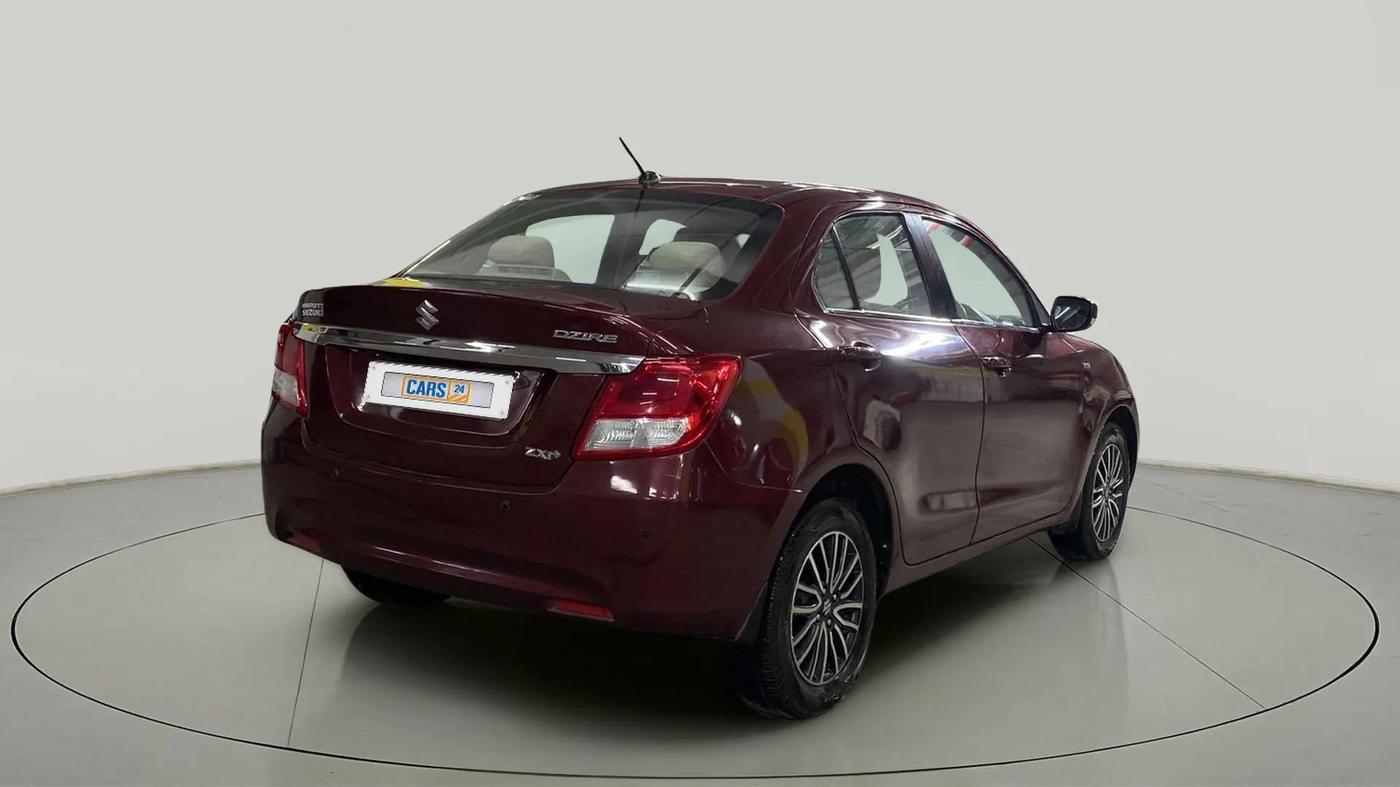 2018 Maruti Dzire ZXI PLUS AMT, Petrol, Automatic, 56,242 km, Right Back Diagonal