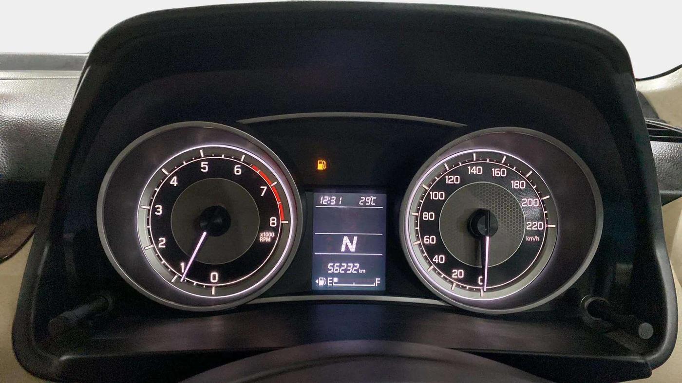2018 Maruti Dzire ZXI PLUS AMT, Petrol, Automatic, 56,242 km, Odometer Image