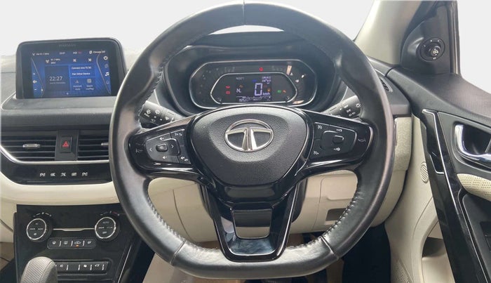 2023 Tata NEXON XZA PLUS LUXURY SUNROOF PETROL, Petrol, Automatic, 19,270 km, Steering Wheel Close Up