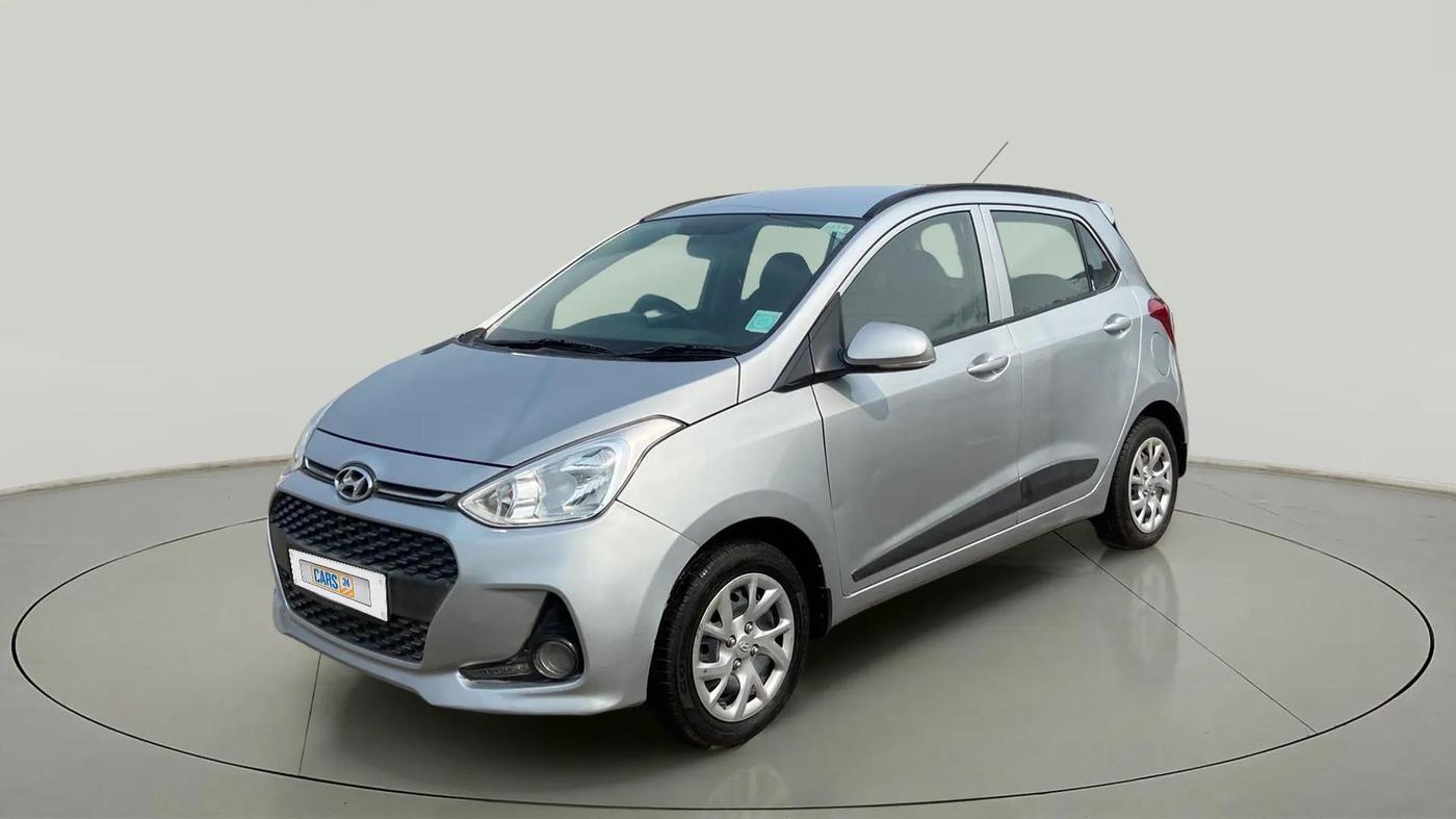 2019 Hyundai Grand i10 SPORTZ 1.2 KAPPA VTVT, CNG, Manual, 83,792 km, Left Front Diagonal