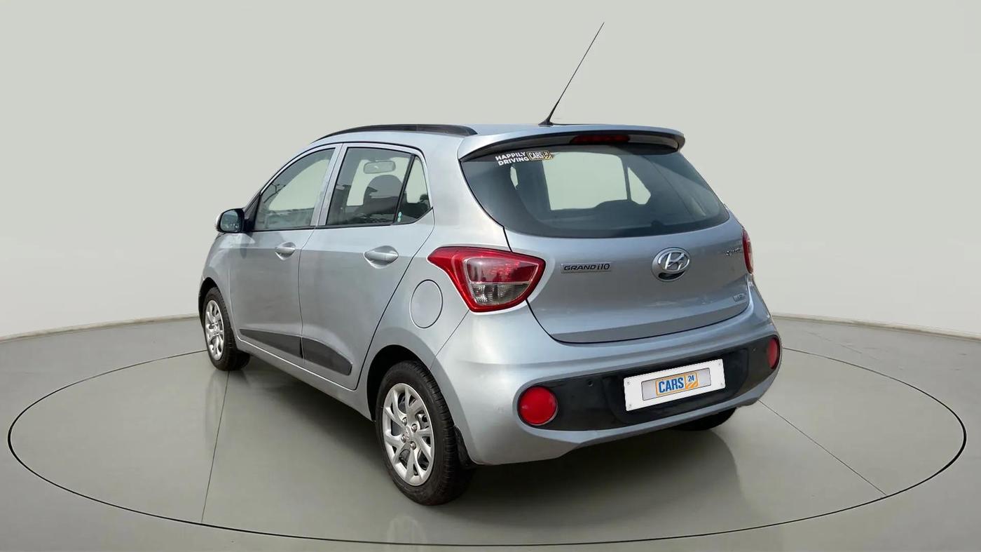 2019 Hyundai Grand i10 SPORTZ 1.2 KAPPA VTVT, CNG, Manual, 83,792 km, Left Back Diagonal