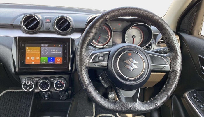 2024 Maruti Swift ZXi, Petrol, Manual, 3,766 km, Steering Wheel Close Up