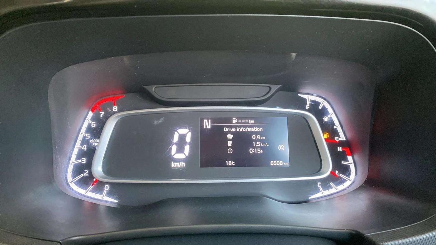 2024 KIA SONET HTX 1.0 TURBO PETROL IMT, Petrol, Manual, 6,562 km, Odometer Image