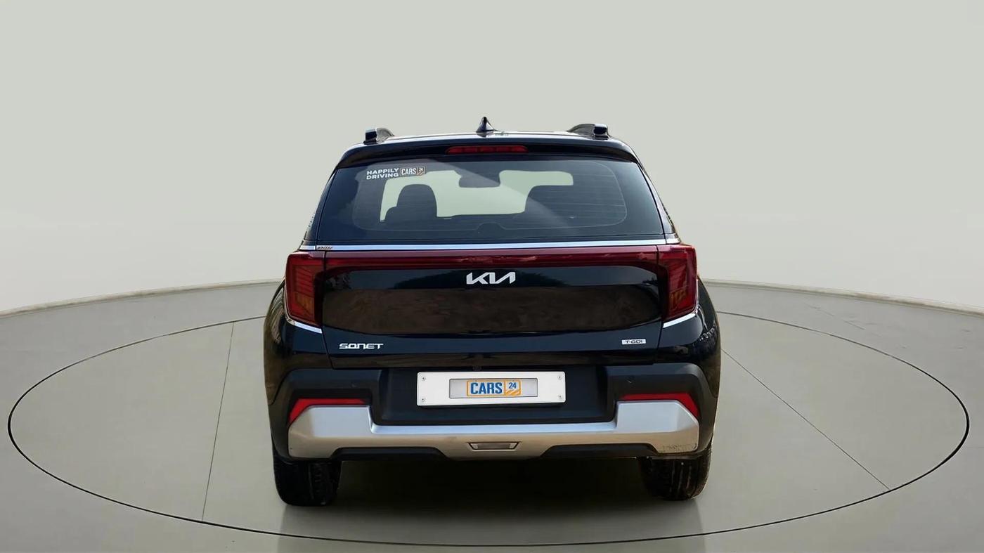 2024 KIA SONET HTX 1.0 TURBO PETROL IMT, Petrol, Manual, 6,562 km, Back/Rear