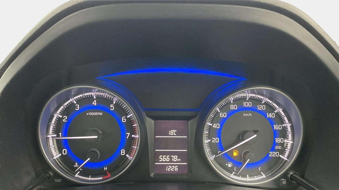 2016 Maruti Baleno DELTA PETROL 1.2, Petrol, Manual, 56,717 km, Odometer Image