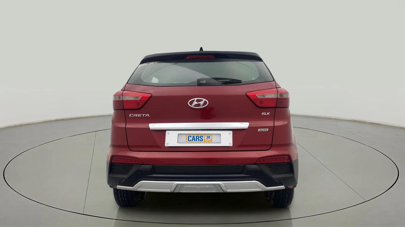2018 Hyundai Creta SX AT 1.6 PETROL, Petrol, Automatic, 21,239 km, Back/Rear