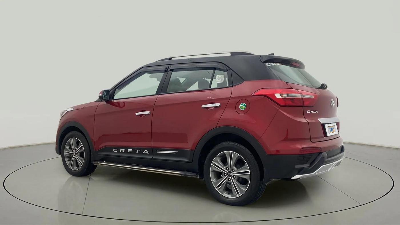 2018 Hyundai Creta SX AT 1.6 PETROL, Petrol, Automatic, 21,239 km, Left Back Diagonal