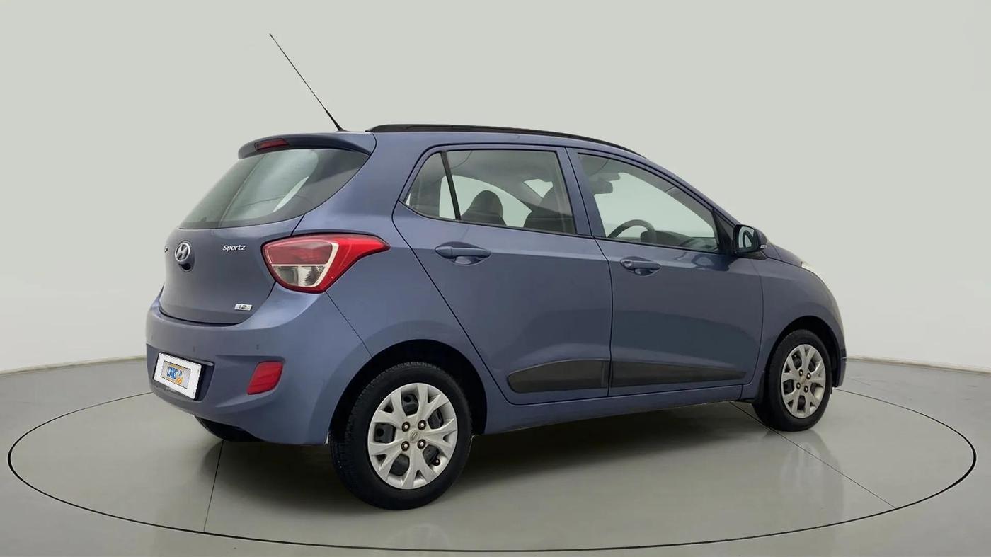 2016 Hyundai Grand i10 SPORTZ 1.2 KAPPA VTVT, Petrol, Manual, 57,511 km, Right Back Diagonal