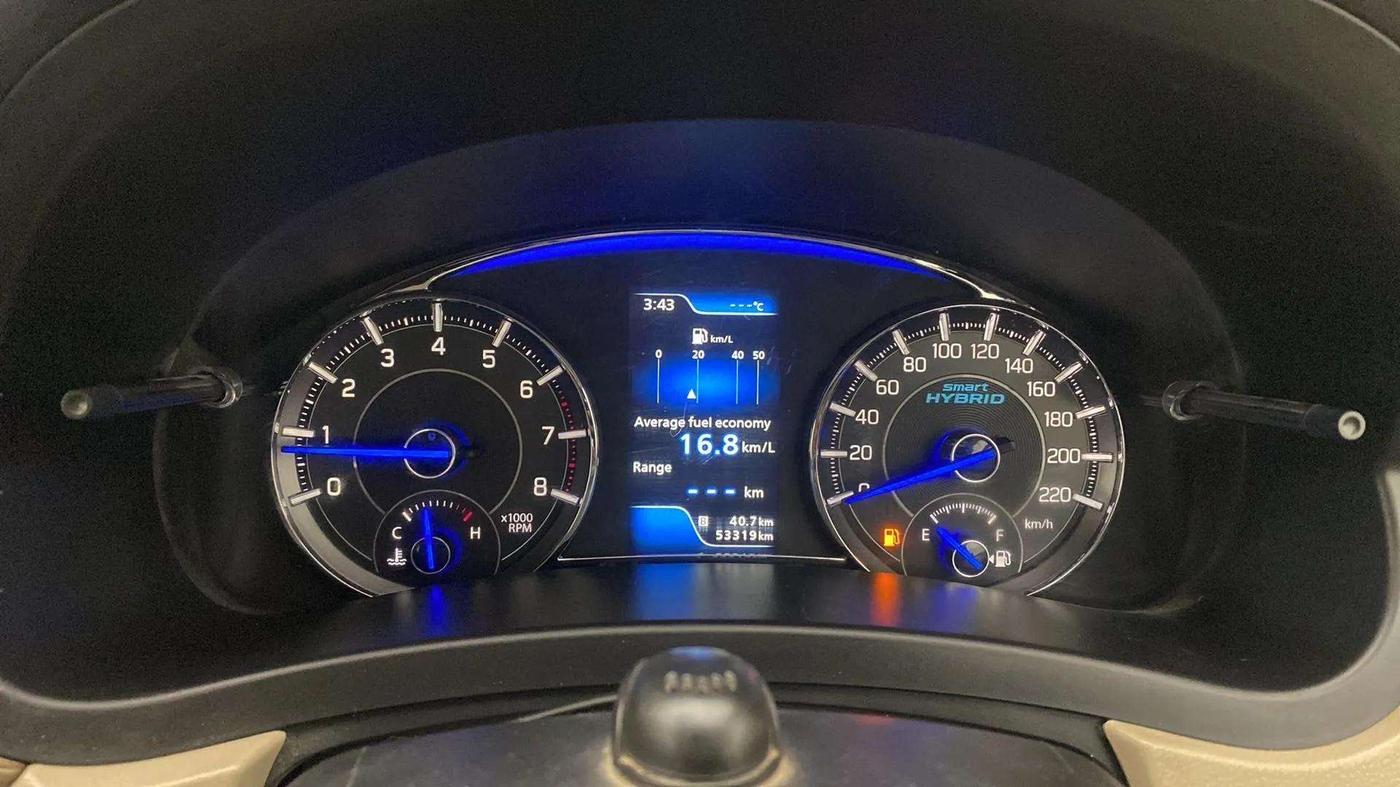 2019 Maruti Ciaz DELTA 1.5 SHVS MT PETROL, Petrol, Manual, 53,345 km, Odometer Image