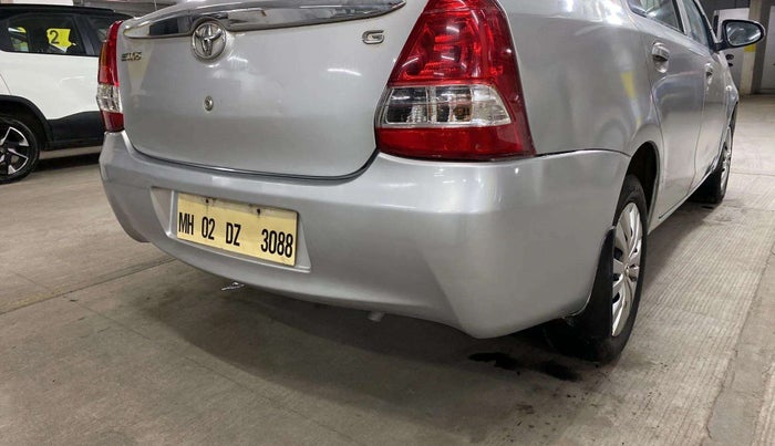 2015 Toyota Etios G, Petrol, Manual, 34,039 km, Rear bumper - Paint is slightly damaged