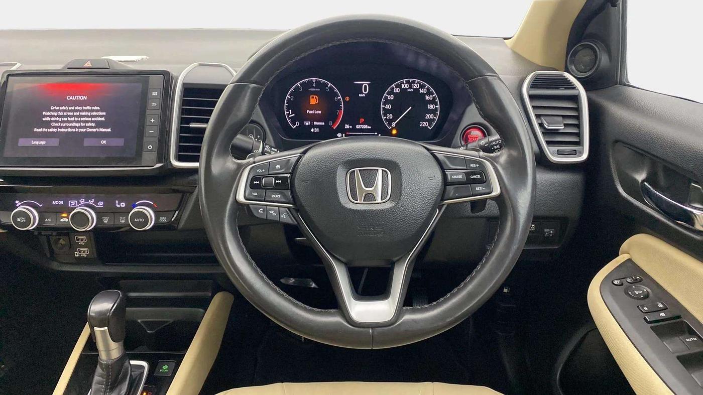 2023 Honda City 1.5L I-VTEC VX CVT, Petrol, Automatic, 27,334 km, Steering Wheel Close Up