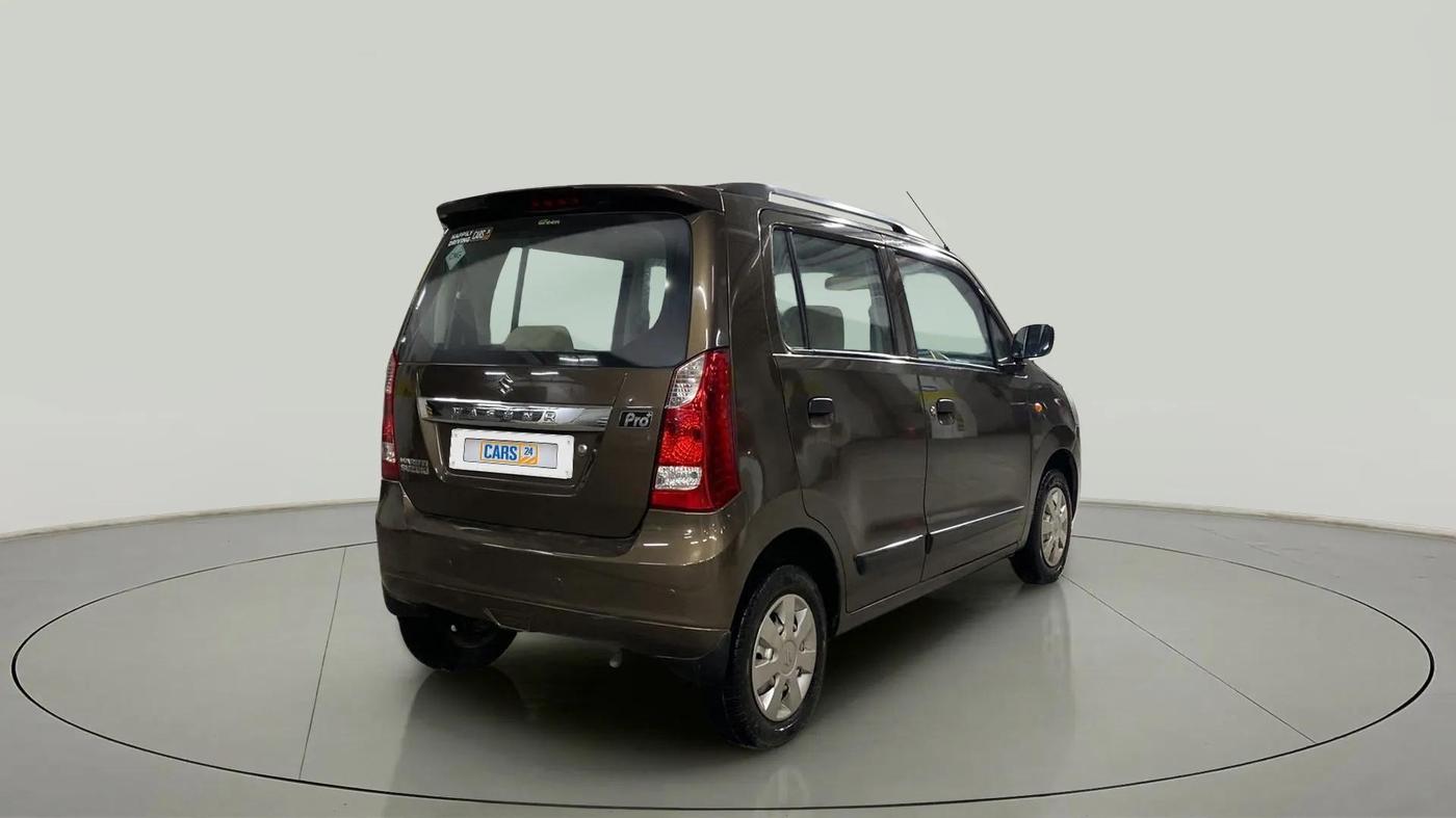2017 Maruti Wagon R 1.0 LXI CNG, CNG, Manual, 27,024 km, Right Back Diagonal