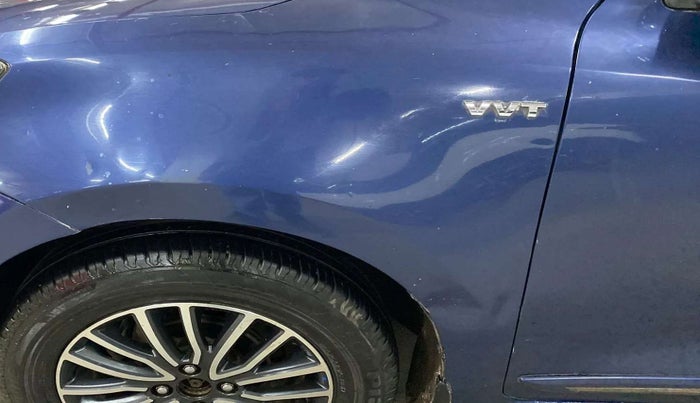 2017 Maruti Dzire ZXI PLUS AMT, Petrol, Automatic, 71,093 km, Left fender - Slightly dented