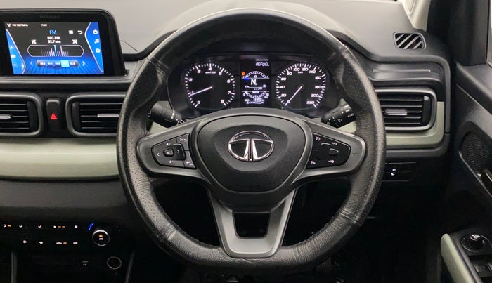 2023 Tata PUNCH  ACCOMPLISHED AMT CAMO EDITION, Petrol, Automatic, 13,465 km, Steering Wheel Close Up