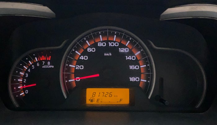 2017 Maruti Alto K10 VXI, Petrol, Manual, 81,814 km, Odometer Image