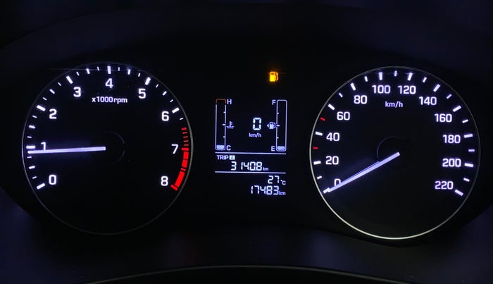 2017 Hyundai Elite i20 SPORTZ 1.2, Petrol, Manual, 17,579 km, Odometer Image