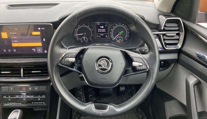 2021 Skoda KUSHAQ STYLE 1.0L TSI AT, Petrol, Automatic, 8,720 km, Steering Wheel Close Up