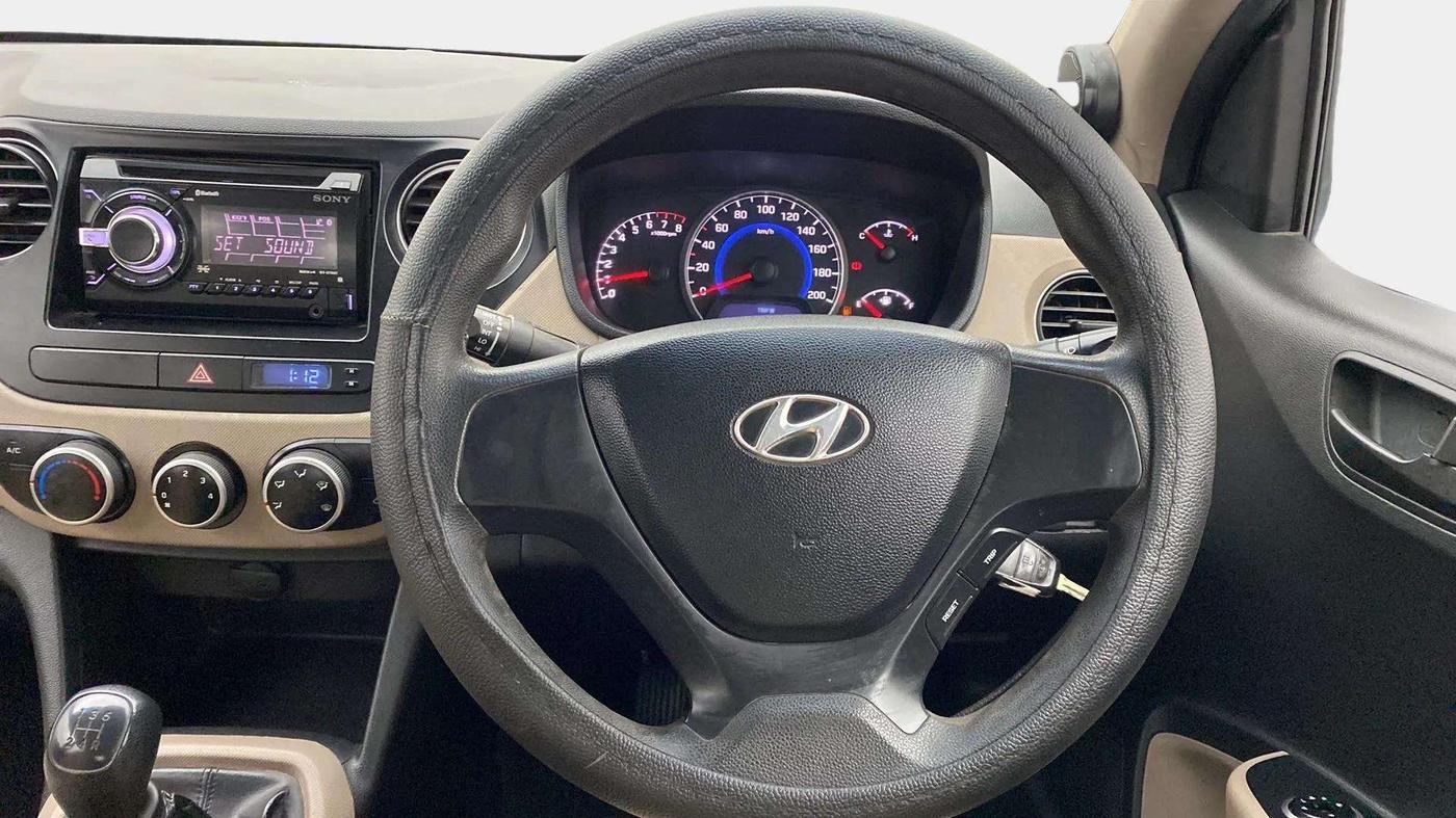 2014 Hyundai Grand i10 MAGNA 1.2 KAPPA VTVT, Petrol, Manual, 69,046 km, Steering Wheel Close Up