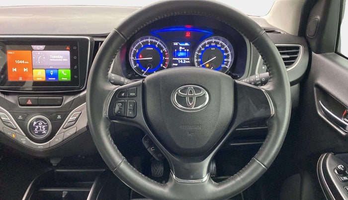 2021 Toyota Glanza V, Petrol, Manual, 39,705 km, Steering Wheel Close Up