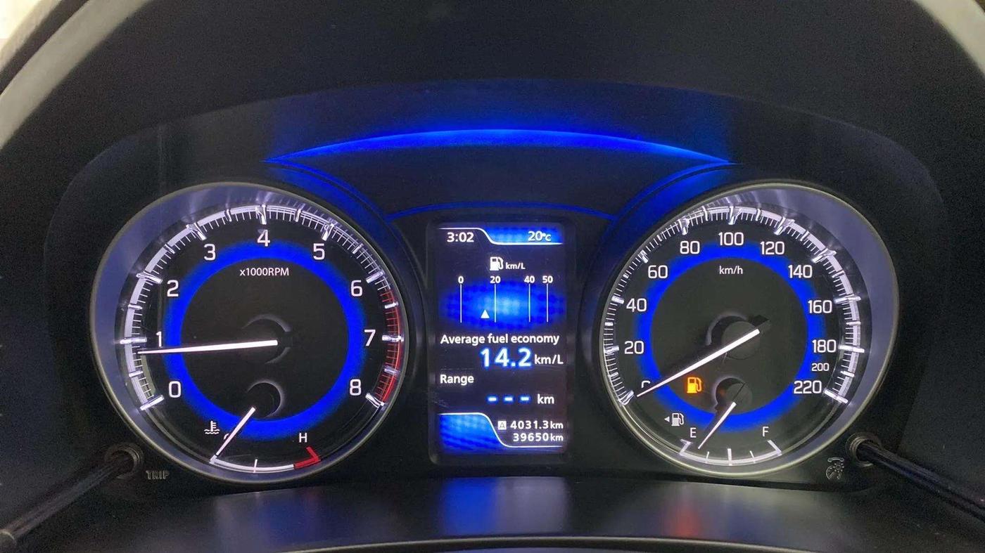 2021 Toyota Glanza V, Petrol, Manual, 39,705 km, Odometer Image