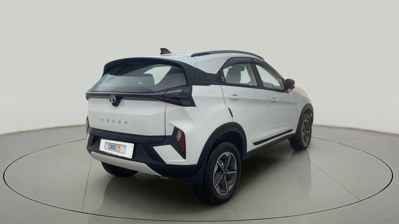 2024 Tata NEXON CREATIVE+ DCA 1.2 PETROL, Petrol, Automatic, 5,158 km, Right Back Diagonal