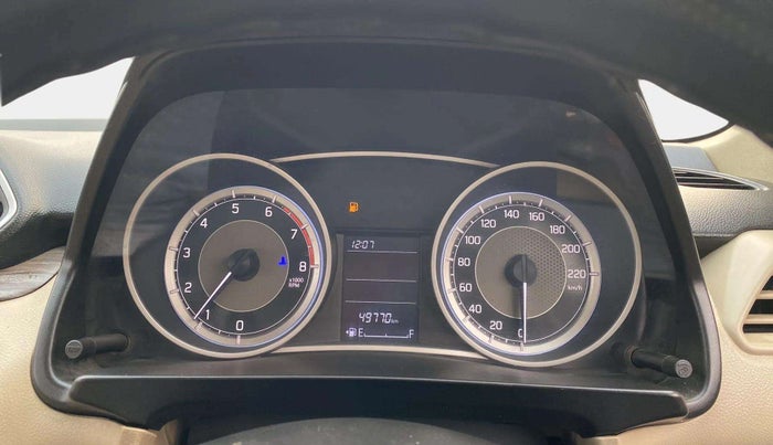 2020 Maruti Dzire VXI, Petrol, Manual, 49,772 km, Odometer Image