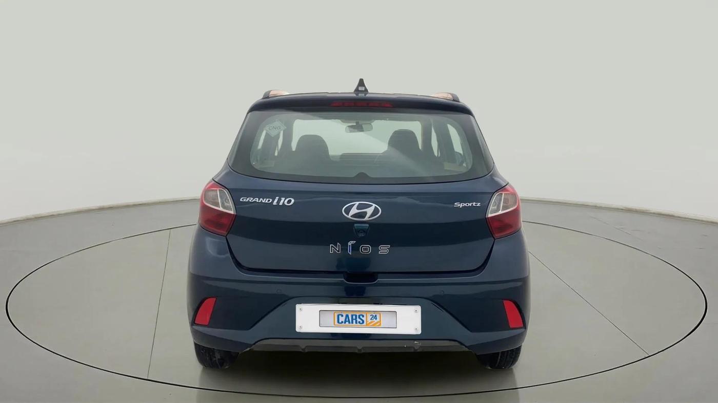 2021 Hyundai GRAND I10 NIOS SPORTZ 1.2 KAPPA VTVT CNG, CNG, Manual, 56,612 km, Back/Rear