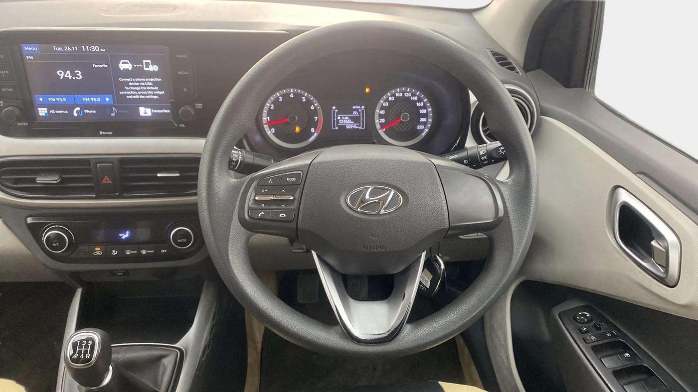 2021 Hyundai GRAND I10 NIOS SPORTZ 1.2 KAPPA VTVT CNG, CNG, Manual, 56,612 km, Steering Wheel Close Up