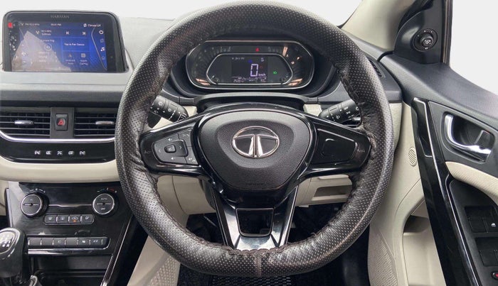 2021 Tata NEXON XZ PLUS PETROL, Petrol, Manual, 25,397 km, Steering Wheel Close Up