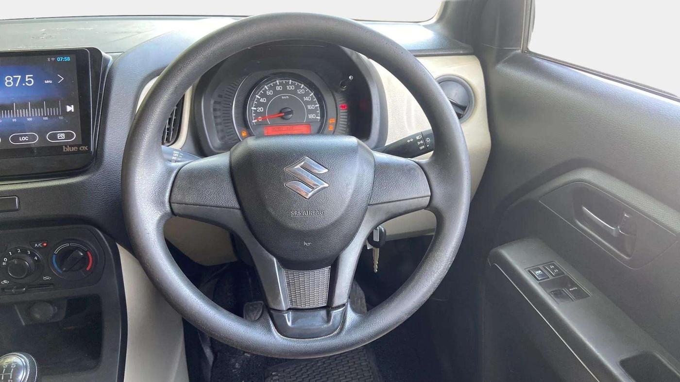 2019 Maruti New Wagon-R LXI CNG 1.0, CNG, Manual, 63,806 km, Steering Wheel Close Up
