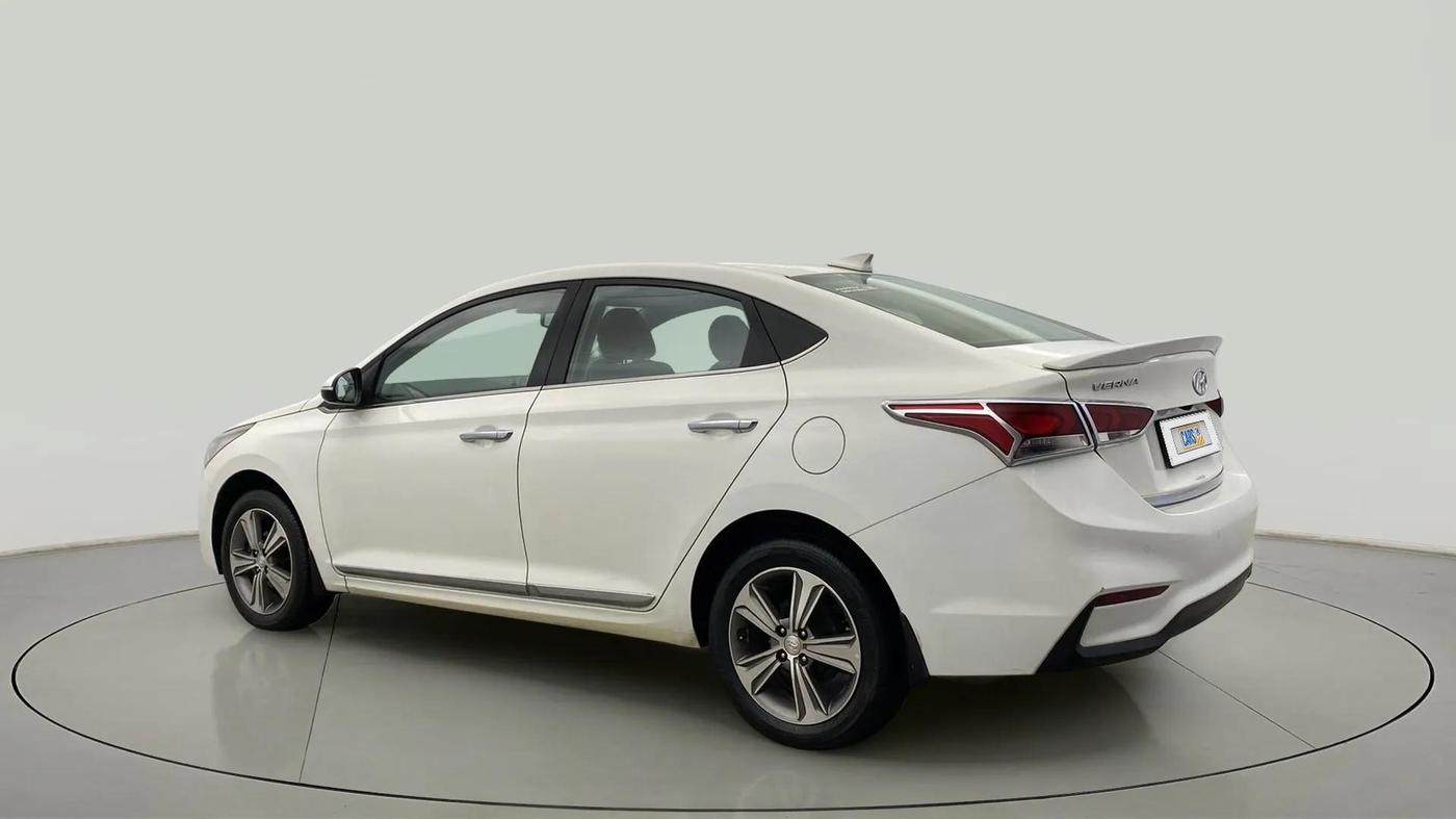 2018 Hyundai Verna 1.6 VTVT SX (O) AT, Petrol, Automatic, 38,696 km, Left Back Diagonal