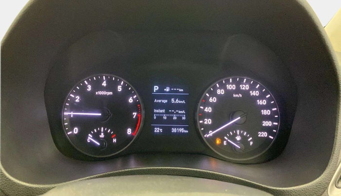 2018 Hyundai Verna 1.6 VTVT SX (O) AT, Petrol, Automatic, 38,607 km, Odometer Image