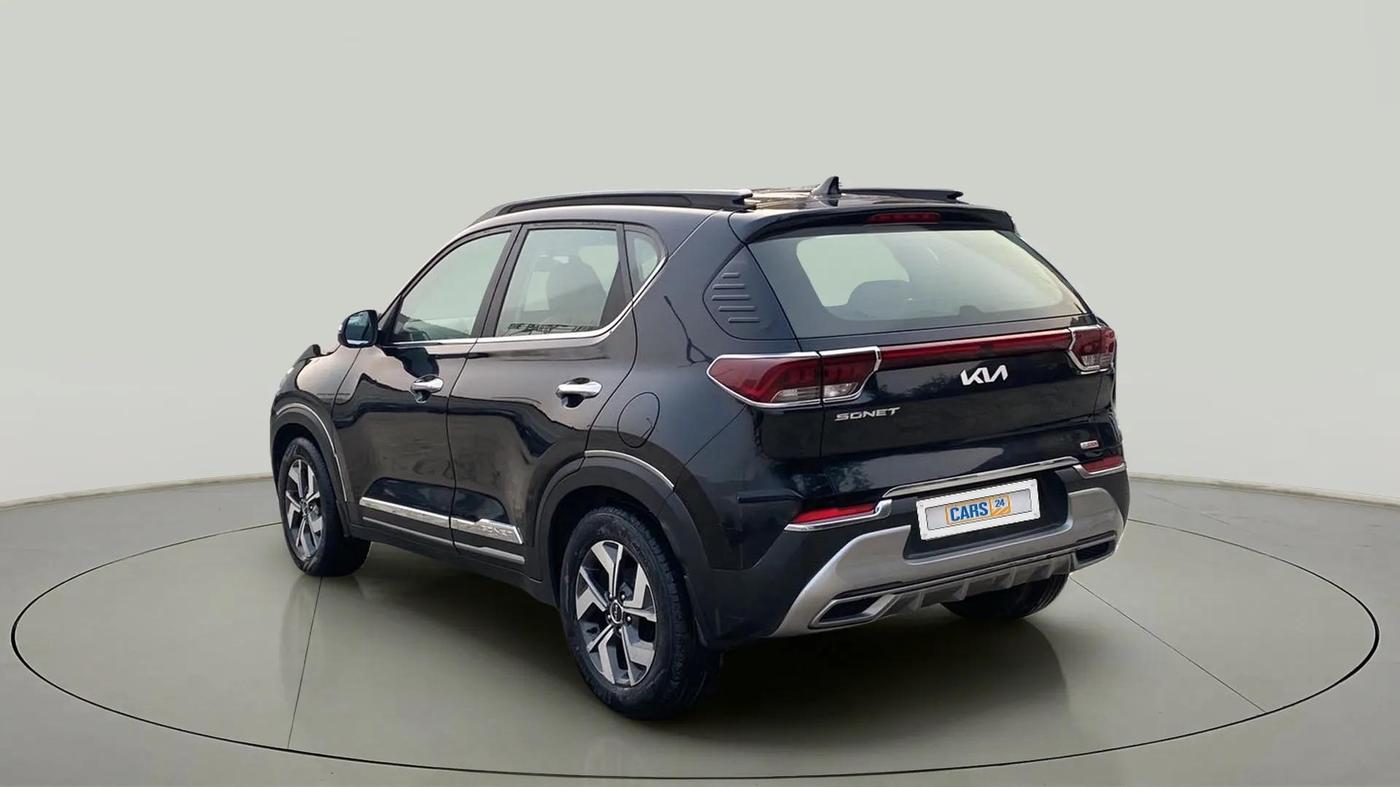 2021 KIA SONET HTX 1.0 DCT, Petrol, Automatic, 53,571 km, Left Back Diagonal