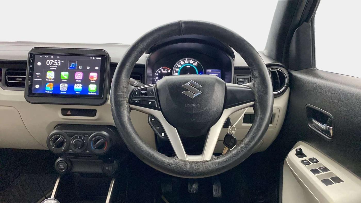 2017 Maruti IGNIS DELTA 1.2, Petrol, Manual, 28,651 km, Steering Wheel Close Up