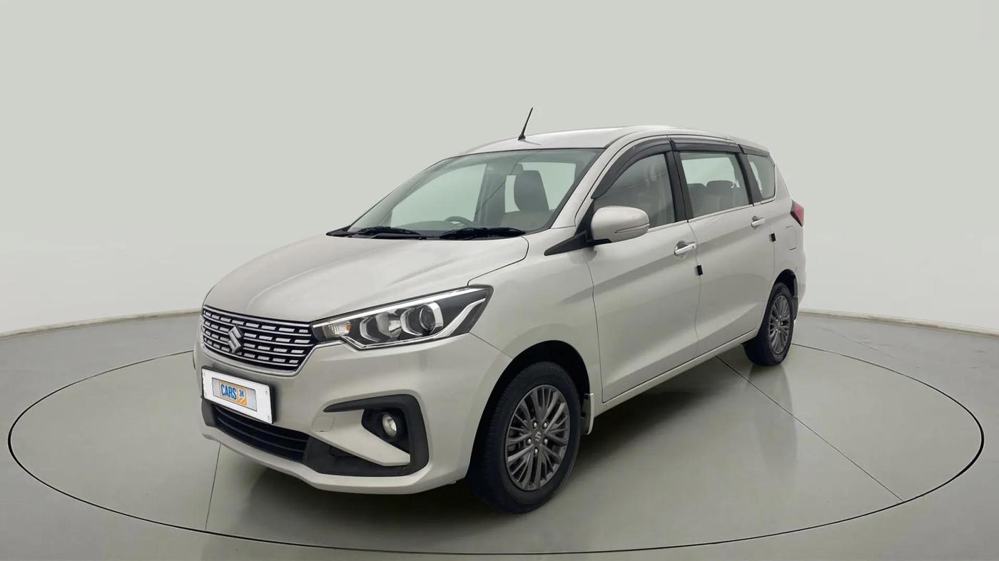 2020 Maruti Ertiga ZXI+ SHVS, Petrol, Manual, 28,471 km, Left Front Diagonal