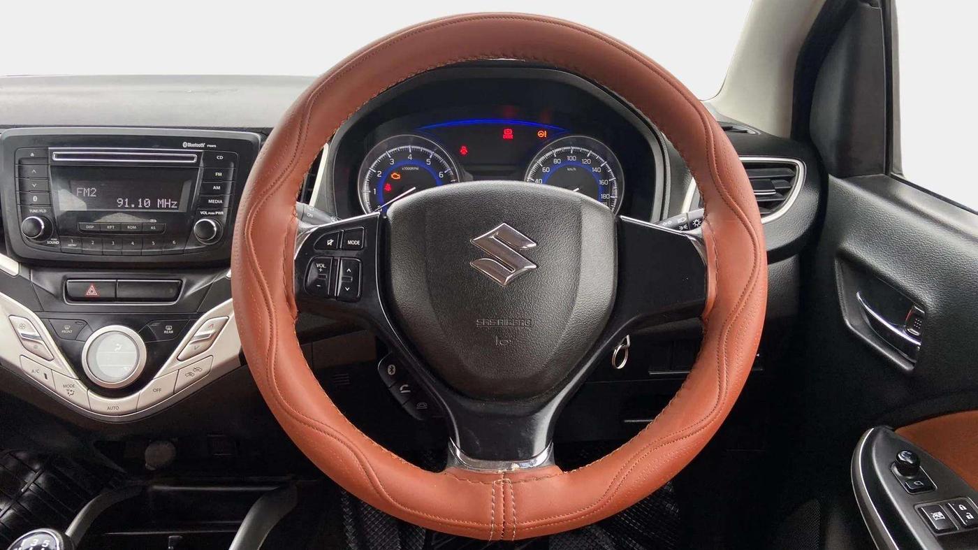 2017 Maruti Baleno DELTA PETROL 1.2, Petrol, Manual, 58,412 km, Steering Wheel Close Up