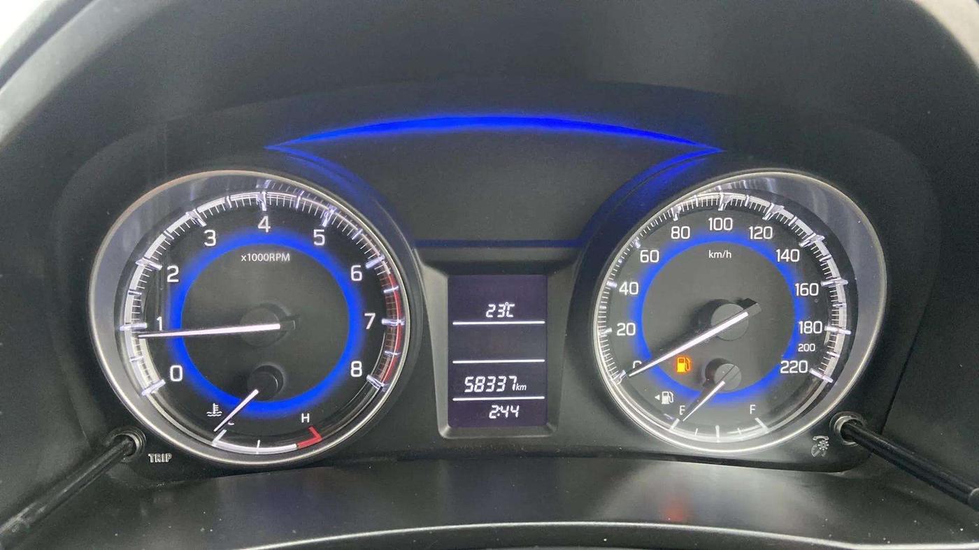 2017 Maruti Baleno DELTA PETROL 1.2, Petrol, Manual, 58,412 km, Odometer Image