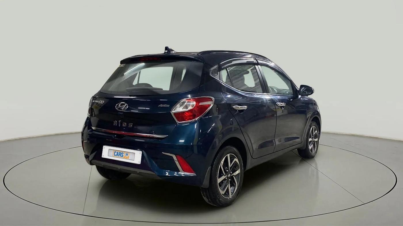 2021 Hyundai GRAND I10 NIOS ASTA 1.2 KAPPA VTVT, Petrol, Manual, 14,172 km, Right Back Diagonal