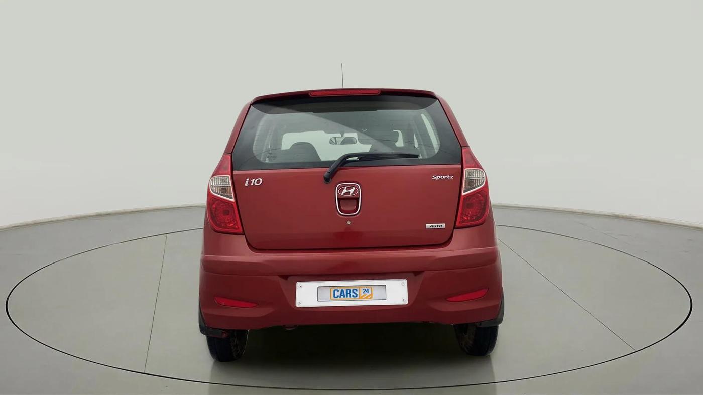 2013 Hyundai i10 SPORTZ 1.2 AT, Petrol, Automatic, 48,598 km, Back/Rear