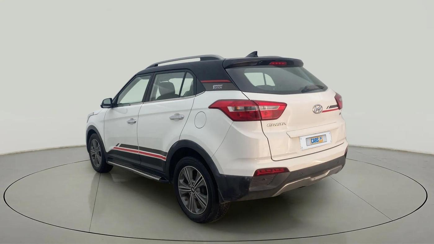 2016 Hyundai Creta SX PLUS  ANNIVERSARY EDITION 1.6 PETROL, Petrol, Manual, 1,01,967 km, Left Back Diagonal