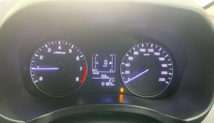 2016 Hyundai Creta SX PLUS  ANNIVERSARY EDITION 1.6 PETROL, Petrol, Manual, 1,01,967 km, Odometer Image