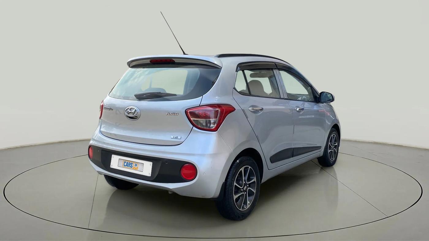 2018 Hyundai Grand i10 ASTA 1.2 KAPPA VTVT, Petrol, Manual, 75,960 km, Right Back Diagonal