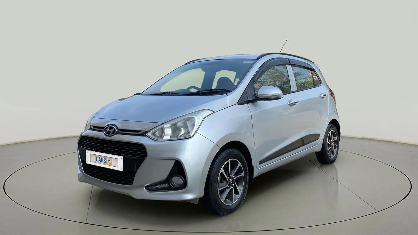 2018 Hyundai Grand i10 ASTA 1.2 KAPPA VTVT, Petrol, Manual, 75,960 km, Left Front Diagonal