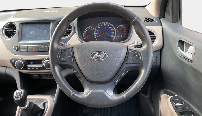 2018 Hyundai Grand i10 ASTA 1.2 KAPPA VTVT, Petrol, Manual, 75,960 km, Steering Wheel Close Up