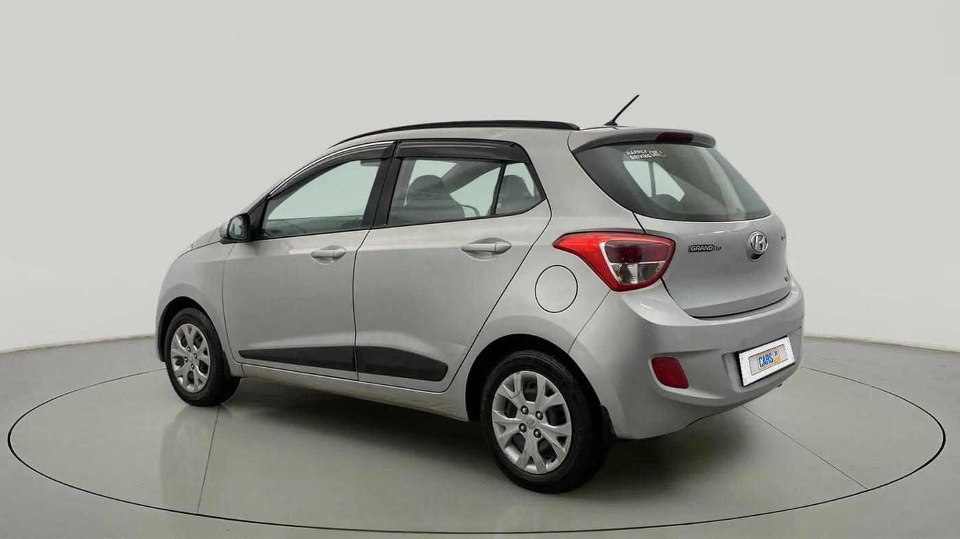 2015 Hyundai Grand i10 SPORTZ 1.2 KAPPA VTVT, CNG, Manual, 88,288 km, Left Back Diagonal