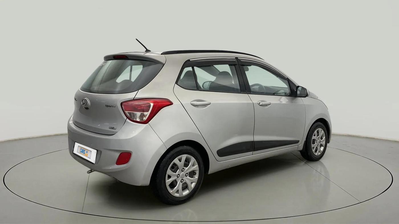 2015 Hyundai Grand i10 SPORTZ 1.2 KAPPA VTVT, CNG, Manual, 88,288 km, Right Back Diagonal
