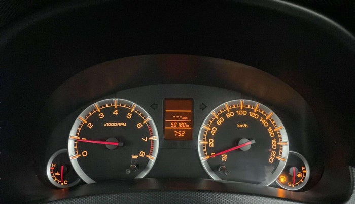 2013 Maruti Swift VXI, Petrol, Manual, 50,159 km, Odometer Image